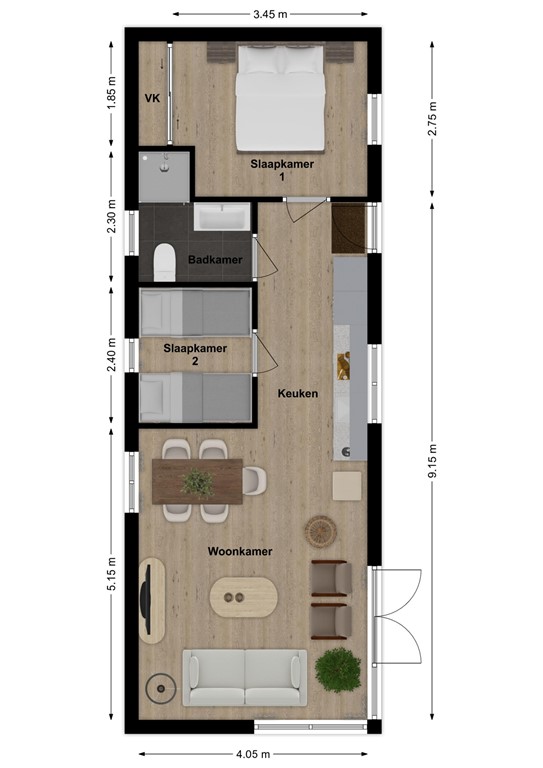 mediumsize floorplan